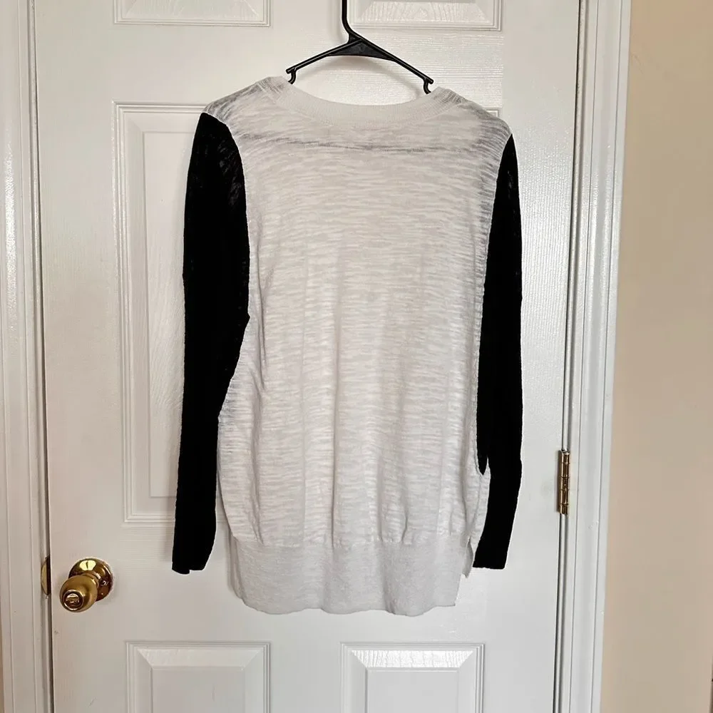 Rebecca Taylor Mesh Blocking Sweater
